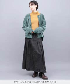 チチカカ |マットモールジップカーディガン