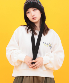 チチカカ |Orale! 裏起毛短丈スウェットプルオーバー