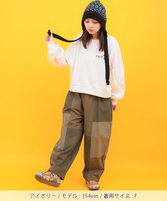 チチカカ |Orale! 裏起毛短丈スウェットプルオーバー