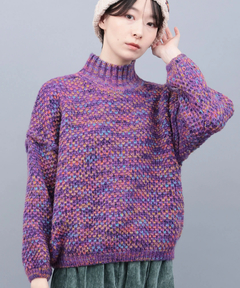 チチカカ |メランジハイネックニットプルオーバー