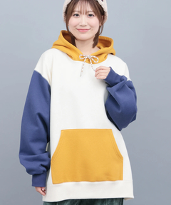 チチカカ |裏起毛サンフェイスプリントプルパーカー