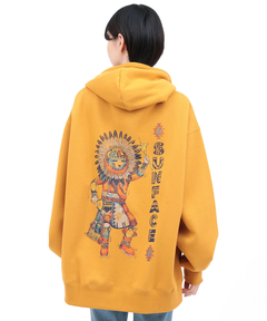 チチカカ |裏起毛サンフェイスプリントプルパーカー