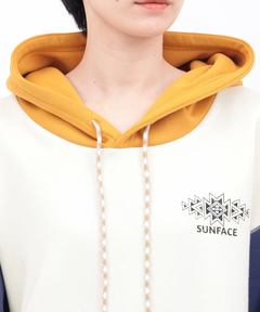 チチカカ |裏起毛サンフェイスプリントプルパーカー