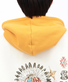 チチカカ |裏起毛サンフェイスプリントプルパーカー