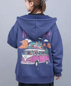 チチカカ |裏起毛チビカチナバスジップパーカー