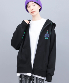 チチカカ |裏起毛チビカチナバスジップパーカー