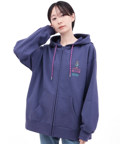 チチカカ |裏起毛チビカチナバスジップパーカー