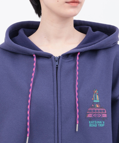 チチカカ |裏起毛チビカチナバスジップパーカー