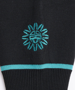 チチカカ |サンフェイスエンブロイダリー スウェットライクニットプルオーバー