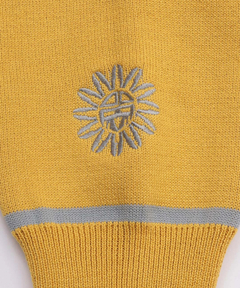 チチカカ |サンフェイスエンブロイダリー スウェットライクニットプルオーバー