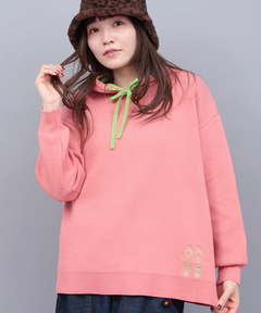 チチカカ |イェイエンブロイダリー スウェットライクニットフーディー