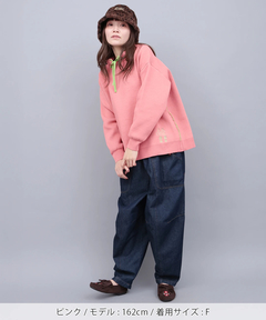 チチカカ |イェイエンブロイダリー スウェットライクニットフーディー