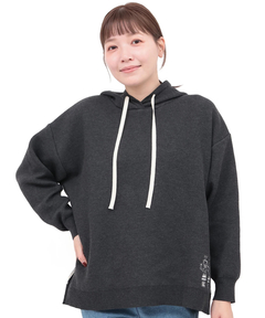 チチカカ |イェイエンブロイダリー スウェットライクニットフーディー