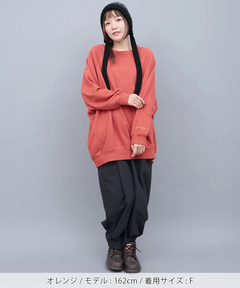 チチカカ |バックロゴエンブロイダリーオーバーサイズプルオーバー