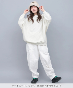 チチカカ |バックロゴエンブロイダリーオーバーサイズプルオーバー