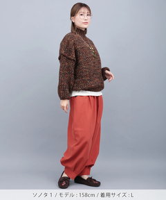 チチカカ |ピーチスキンエッグタックパンツ