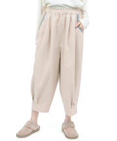 チチカカ |ピーチスキンエッグタックパンツ