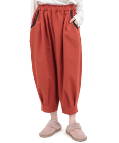 チチカカ |ピーチスキンエッグタックパンツ