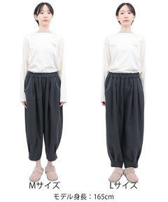 チチカカ |ピーチスキンエッグタックパンツ