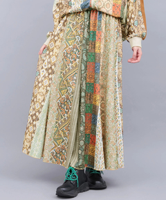 チチカカ |ファブリックプリントジャージースカート