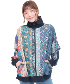 チチカカ |ファブリックプリント&ブラックジャケット