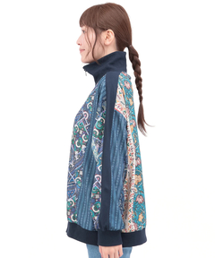 チチカカ |ファブリックプリント&ブラックジャケット