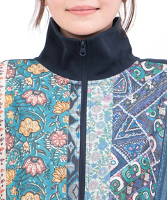 チチカカ |ファブリックプリント&ブラックジャケット