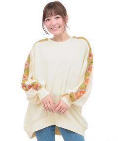 チチカカ |クロシェラインスリーブプルオーバー