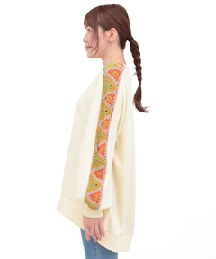 チチカカ |クロシェラインスリーブプルオーバー