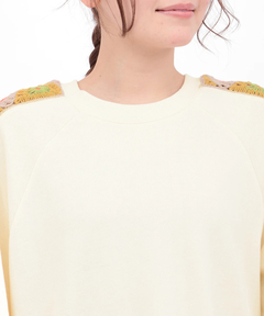 チチカカ |クロシェラインスリーブプルオーバー