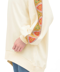 チチカカ |クロシェラインスリーブプルオーバー