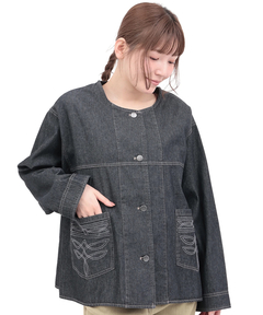 チチカカ |ライトオンスデザインステッチジャケット