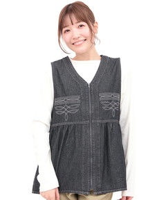 チチカカ |ライトオンスデザインステッチベスト