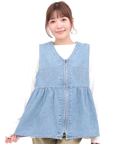 チチカカ |ライトオンスデザインステッチベスト