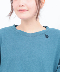 チチカカ |デニム×インディゴ天竺プルオーバー