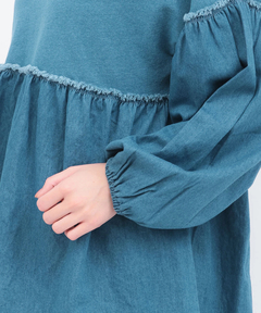 チチカカ |デニム×インディゴ天竺プルオーバー