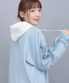 チチカカ |フード付きコットンレースシャツ