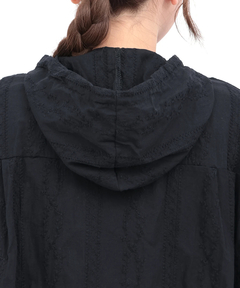 チチカカ |フード付きコットンレースシャツ