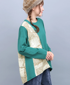 チチカカ |ランダム柄切替プルオーバー