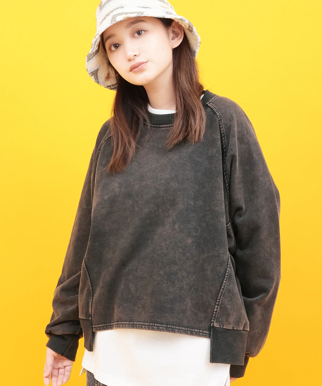 Orale! ケミカル裏毛プルオーバー / スウェット・パーカー