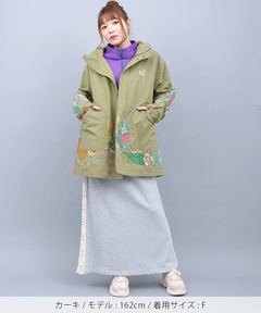 チチカカ |go slow caravan ウェザークロスパネル刺繍フィールドコート【WEB限定】