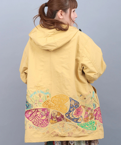 チチカカ |go slow caravan ウェザークロスパネル刺繍フィールドコート【WEB限定】