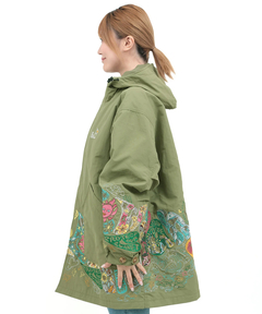 チチカカ |go slow caravan ウェザークロスパネル刺繍フィールドコート【WEB限定】