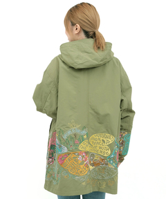 チチカカ |go slow caravan ウェザークロスパネル刺繍フィールドコート【WEB限定】