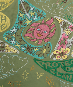 チチカカ |go slow caravan ウェザークロスパネル刺繍フィールドコート【WEB限定】