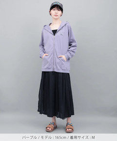 チチカカ |go slow caravan スクエアバックプリントジップパーカー【WEB限定】