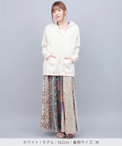 チチカカ |go slow caravan スクエアバックプリントジップパーカー【WEB限定】