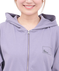 チチカカ |go slow caravan スクエアバックプリントジップパーカー【WEB限定】