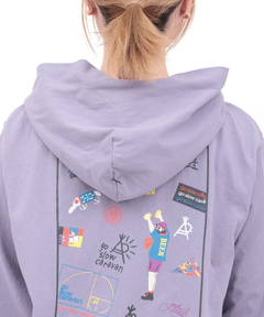 チチカカ |go slow caravan スクエアバックプリントジップパーカー【WEB限定】