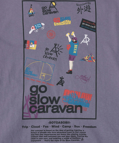 チチカカ |go slow caravan スクエアバックプリントジップパーカー【WEB限定】